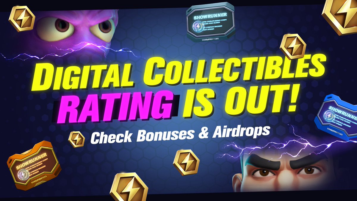🚀 Big news, community! Your BOSS FIGHTERS digital collectibles just got a serious update! 💥

We’ve dropped the OFFICIAL RANKING of all BOSS FIGHTERS collections &amp; updated the WIKI with all the epic bonuses and $BFT airdrops waiting for you! ⚡️

This is HUGE. 

Don’t miss out,