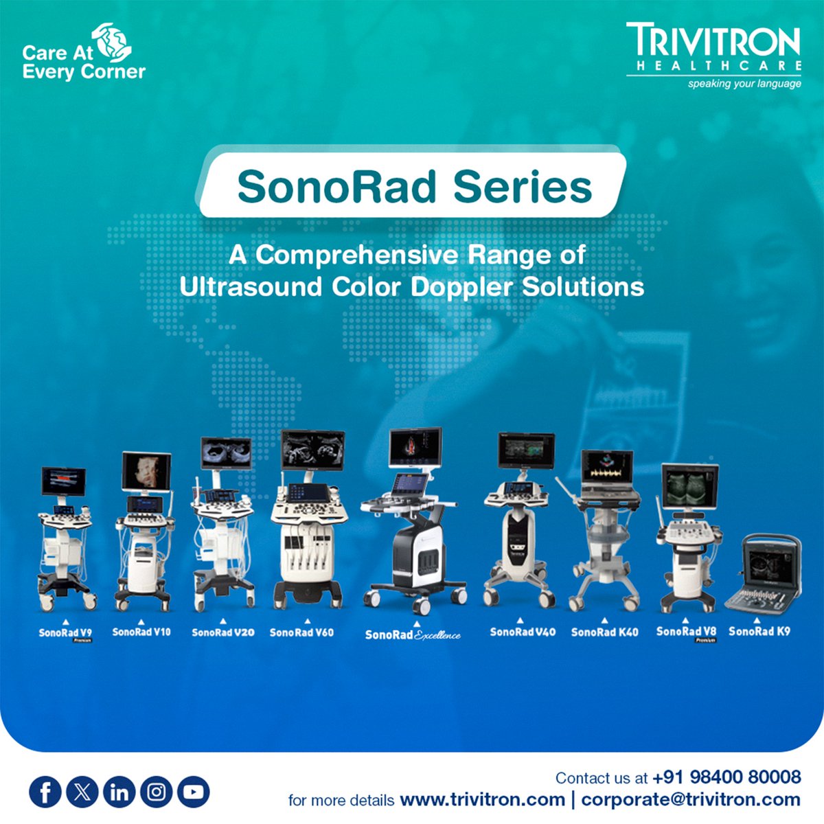 TrivitronIndia's tweet photo. Trivitron Healthcare’s SonoRad Ultrasound Series delivers advanced diagnostic solutions with exceptional precision. Discover our product range at https://t.co/GBdKjQkJKu or call 9840080008.
#SonoRad #Ultrasound #ColorDoppler #TrivitronHealthcare #WeAreTrivitron https://t.co/VRl1ucwnYu