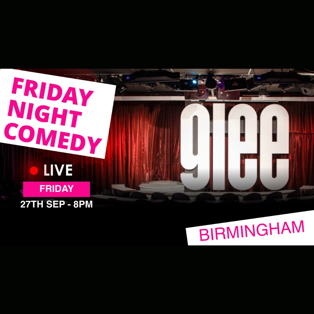 nextupcomedy's tweet image. End your week on a high note with four comedians, one stage, and a whole lot of laughs. 😂😎

Streaming tonight at 8 pm, from @GleeClubBham!

📍Watch here: nextupcomedy.com/programs/glee-…

#nextupcomedy #comedystreamingplatform #ukstandup #standupcomedy #gleeclubbirmingham