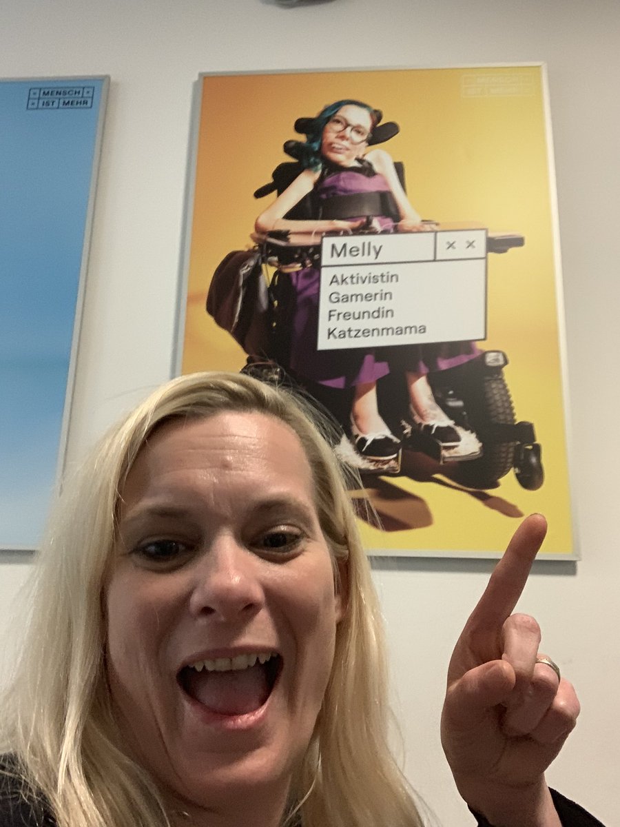 Ich hab heute <a href="/melly_maeh/">Melly | nicht mehr hier, s. Link in Bio</a> in Mainz getroffen. Ok nicht persönlich, aber das kann ja noch werden. <a href="/inklusionsmesse/">INKLUSIVA</a>