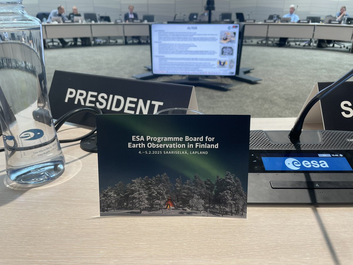 Jarkko Koskinen (@jarkkotkoskinen) on Twitter photo ESA Programme Board for Earth Observation is coming back to Finland. This is the second time in history of ESA. <a href="/fgi_nls/">FGI, NLS</a> <a href="/Maanmittaus/">Maanmittauslaitos</a> <a href="/tulanetFI/">Tulanet</a> <a href="/SuomenEduskunta/">SuomenEduskunta</a> <a href="/esa/">European Space Agency</a> ESA Programme Board for Earth Observation is coming back to Finland. This is the second time in history of ESA. <a href="/fgi_nls/">FGI, NLS</a> <a href="/Maanmittaus/">Maanmittauslaitos</a> <a href="/tulanetFI/">Tulanet</a> <a href="/SuomenEduskunta/">SuomenEduskunta</a> <a href="/esa/">European Space Agency</a>