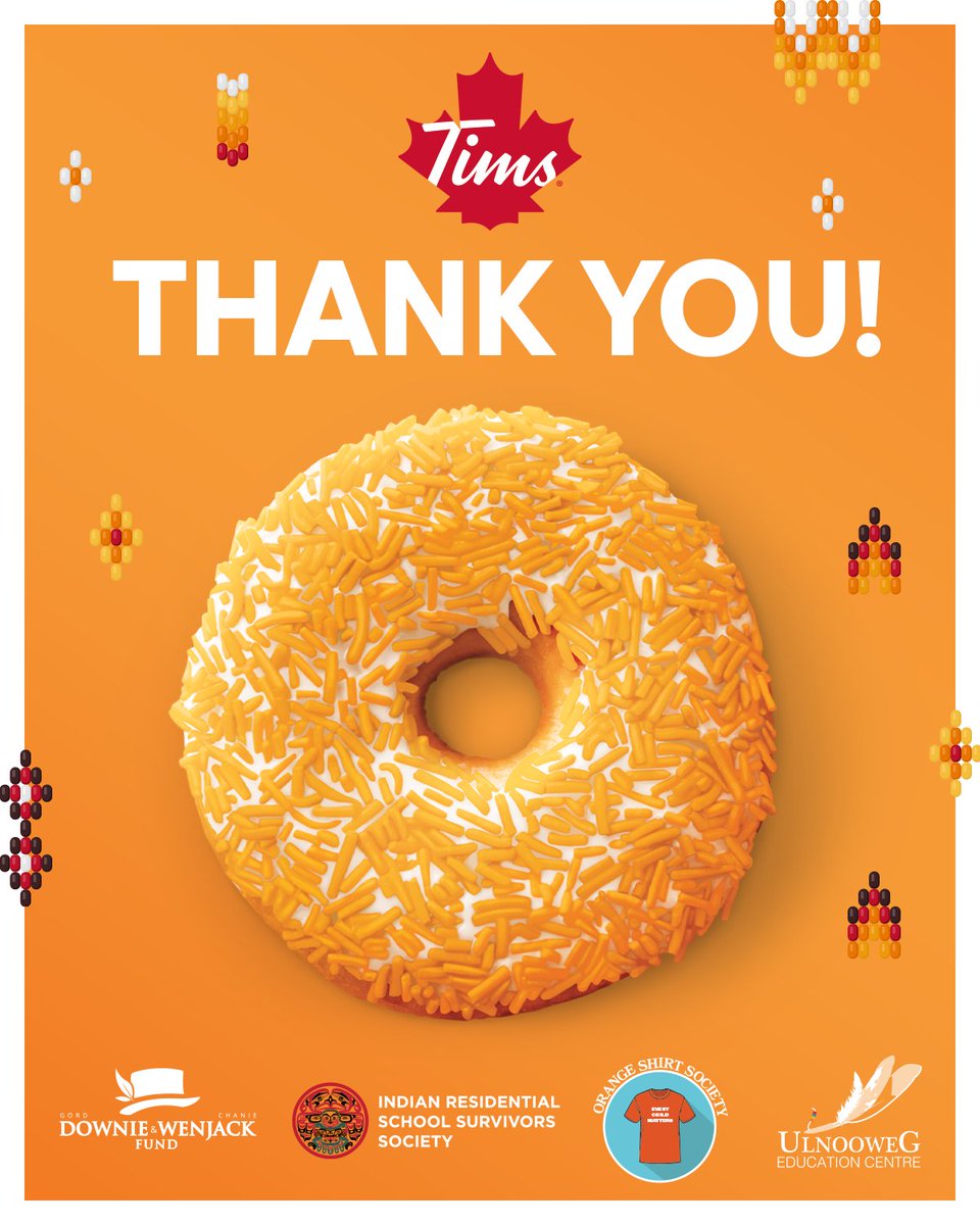 Ulnooweg Education Centre (@ulnooweged) on Twitter photo 🧡🍩 WELA'LIOQ! 🍩 🧡 A huge thank you to everyone who participated in this year’s <a href="/timhortons/">Tim Hortons</a> Orange Sprinkle Donut campaign! Your support helps raise awareness and provides crucial funding for Indigenous organizations across Canada. 🧡🍩 WELA'LIOQ! 🍩 🧡 A huge thank you to everyone who participated in this year’s <a href="/timhortons/">Tim Hortons</a> Orange Sprinkle Donut campaign! Your support helps raise awareness and provides crucial funding for Indigenous organizations across Canada.
