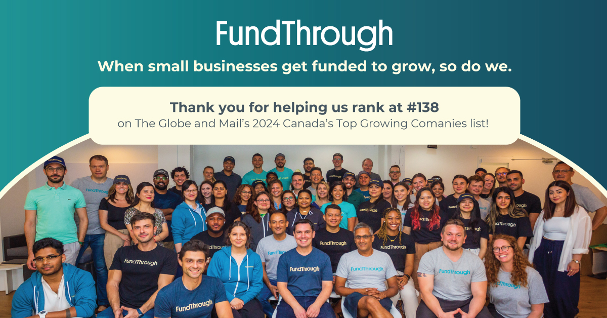 We are THRILLED to announce that we’ve made this year’s Globe &amp; Mail’s Report on Business Top Growing Companies List 🎉 all by improving cash flow for small businesses with early invoices payments. When they grow, we grow! #FundThroughToGrow 
theglobeandmail.com/business/rob-m…