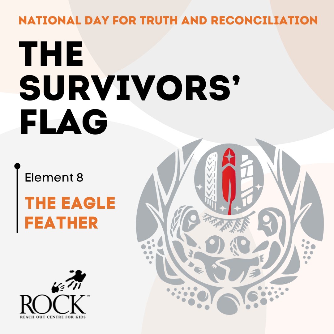 ROCKreachout's tweet photo. The Survivors’ Flag Element 8: The Eagle Feather

#NTRD #OrangeShirtDay #EveryChildMatters 

Source: @NCTR_UM https://t.co/viHWmIk5PD