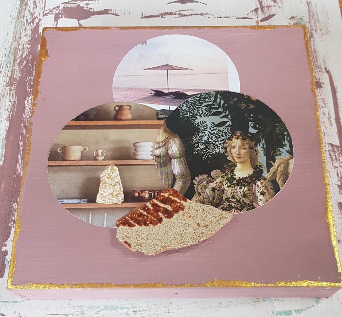 TeenaLeitow's tweet photo. Fokussieren auf das, was gut tut.
New #upcycling work (20 x 20 x 3 cm)
With 2 found objects & 3 focus-circles
#Cleanupthebeach
#LoveArtNature
#Scherbenbringenglück
#assemblage
#availableArt
#artbyTeena https://t.co/6qqk7rsz7z