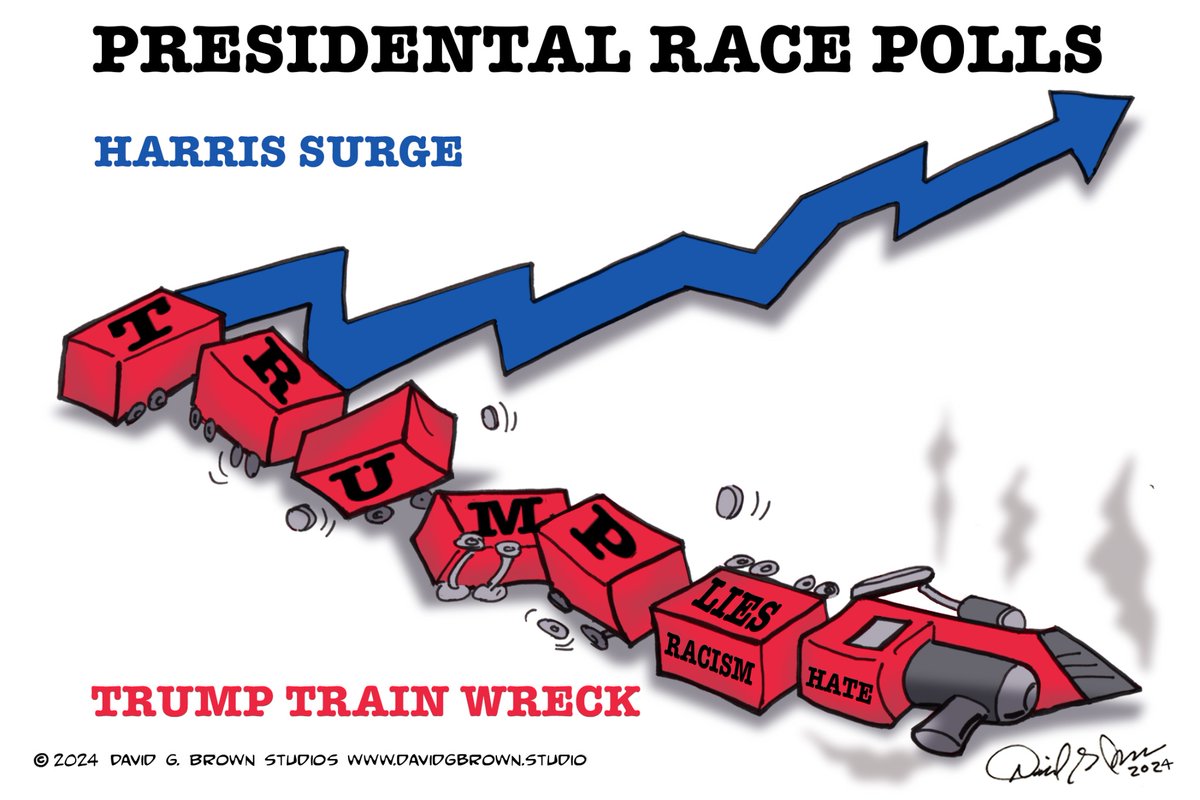 dgbstudio's tweet photo. Presidential Race Polls #trump #trumpharris #trumpharris2024 #trumpracist #trumpracist #debatelies #harrisblackgirlmagic #trumplies #trumpfelonies #prosecutorharris #lasentinel #trumpwreck #Harris #harrissurges https://t.co/bnCAB4si0o