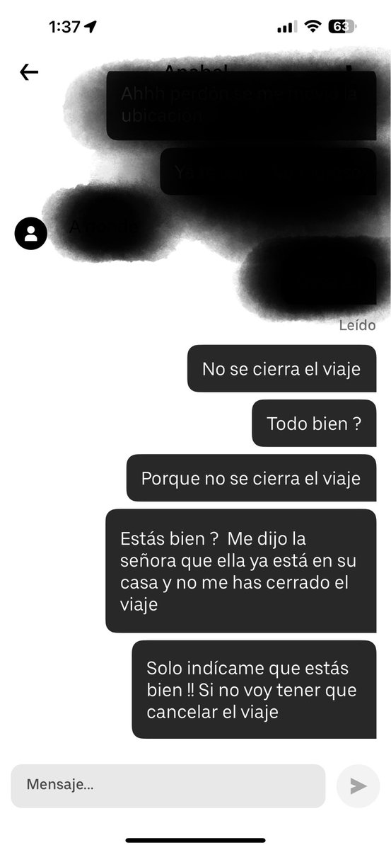 AdRiXRiCh's tweet photo. Hola !! @Uber_MEX  Me cobraron doble, se indicó desde bien la dirección y el lugar de partida y llegada , llego a destino 20 minutos antes de cerrar el viaje, lo cerró porque me dije que iba a cancelar .. y @Uber_MEX me dice que la que está mal soy yo y no me va a reembolsar nada https://t.co/9TIZw6NS12