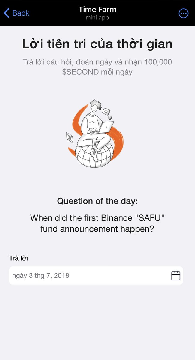 CryptoFreeeeee's tweet photo. #TimeFarm Daily Oracle 🗓️ 27/09

🎁 Claim: 100 000 $

✅ Answer: 03/07/2018

Pls: Follow Like ❤️ and Repost 🔄 for more updates ✅

#HamsterKombat #TapSwap #Pixelverse #DailyToday #Gemz #TimeFarm #Yescoin #Dotcoin #HOT #Memefi https://t.co/jIb6boYkol
