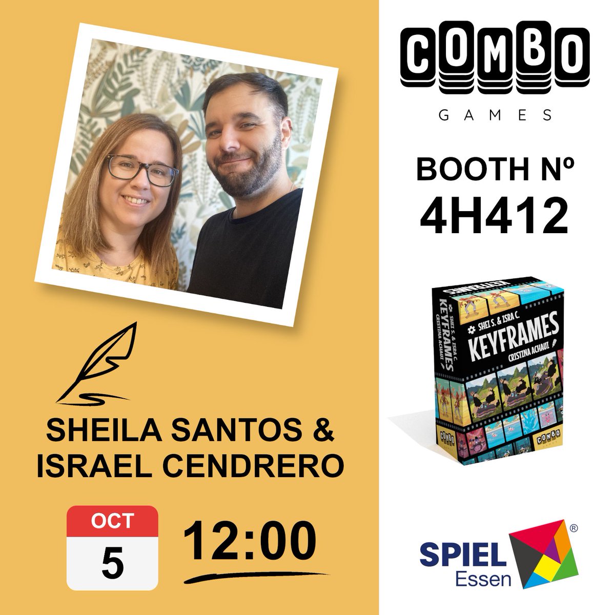 Combo Games (@combogameses) on Twitter photo 🇬🇧🇺🇲 We will have the pleasure to have the authors of our first 2 games in our #Spiel24 booth willing to put a signature on your games
🇪🇦 Tendremos el placer de contar con los autores de nuestros 2 primeros juegos firmando en nuestro están de Essen Spiel
<a href="/Woodys_3d/">Dani Garcia</a> <a href="/llama_dice/">Llama Dice</a> 🇬🇧🇺🇲 We will have the pleasure to have the authors of our first 2 games in our #Spiel24 booth willing to put a signature on your games
🇪🇦 Tendremos el placer de contar con los autores de nuestros 2 primeros juegos firmando en nuestro están de Essen Spiel
<a href="/Woodys_3d/">Dani Garcia</a> <a href="/llama_dice/">Llama Dice</a>