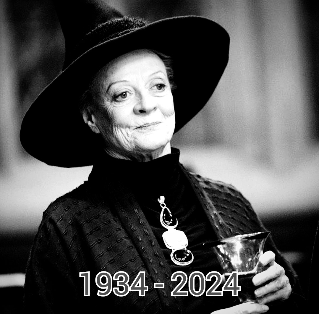 Je ressens un gigantesque trouble dans la Force.😭

Que la Magie soit avec elle.
À jamais. ⚡️

#RIPMinervaMcGonagall
#HarryPotter