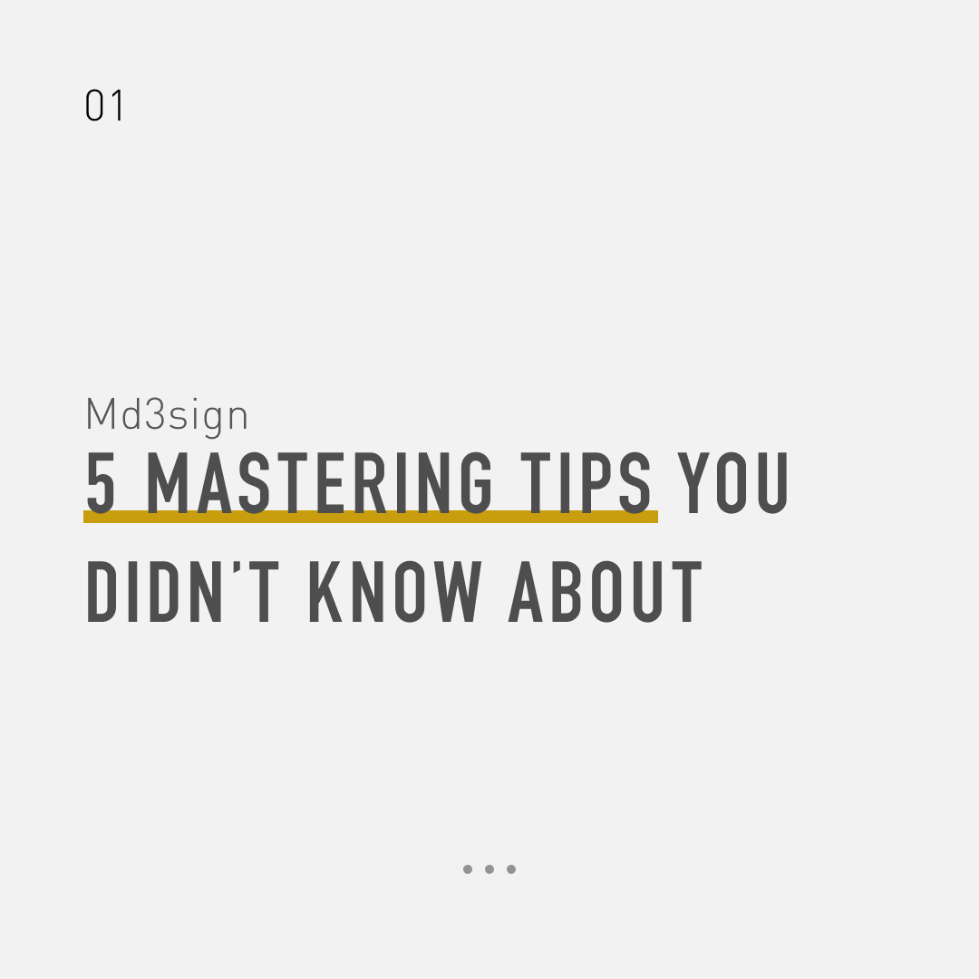ADAM_Audio's tweet image. Ready to take your mastering game to the next level? @itsmd3sign shares 5 powerful skills that will instantly improve your results. Which tip stands out to you? Drop your favorite in the comments👇

#ADAMAudio #MasteringTips #MusicProduction