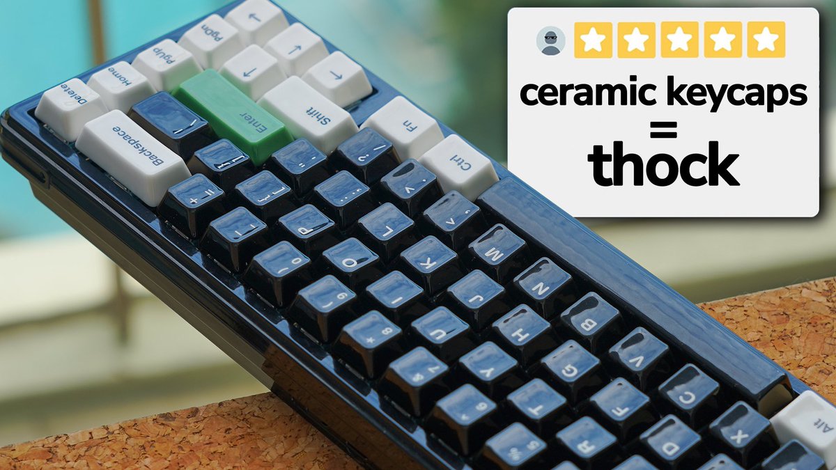 oklewser's tweet photo. Prebuilt Keyboard with CERAMIC KEYCAPS!

https://t.co/QnB8uuOw3L https://t.co/01zlPSX9sU