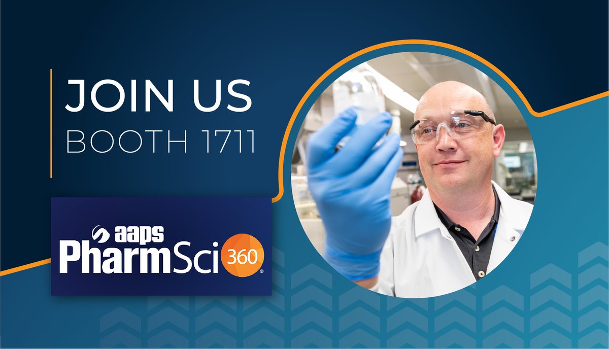 Attending #PharmSci360 next month? We have extensive experience supporting pharmaceutical analysis across a wide variety of intermediates, drug substances, and drug products. Schedule time with our Sr. Director, Aaron Heiss, Ph.D. at aheiss@mriglobal.org to learn more.