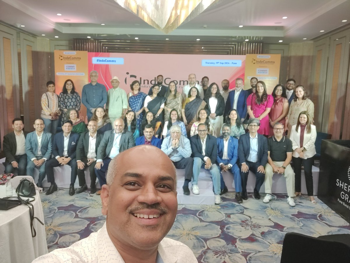 amithpr's tweet photo. #PRAXIS11 last week kicked off with the second edition of #INDECOMMS on the previous evening in Pune where we had 30+ Founders of independent PR firms in a unique conclave https://t.co/Z6F3NLOYbs