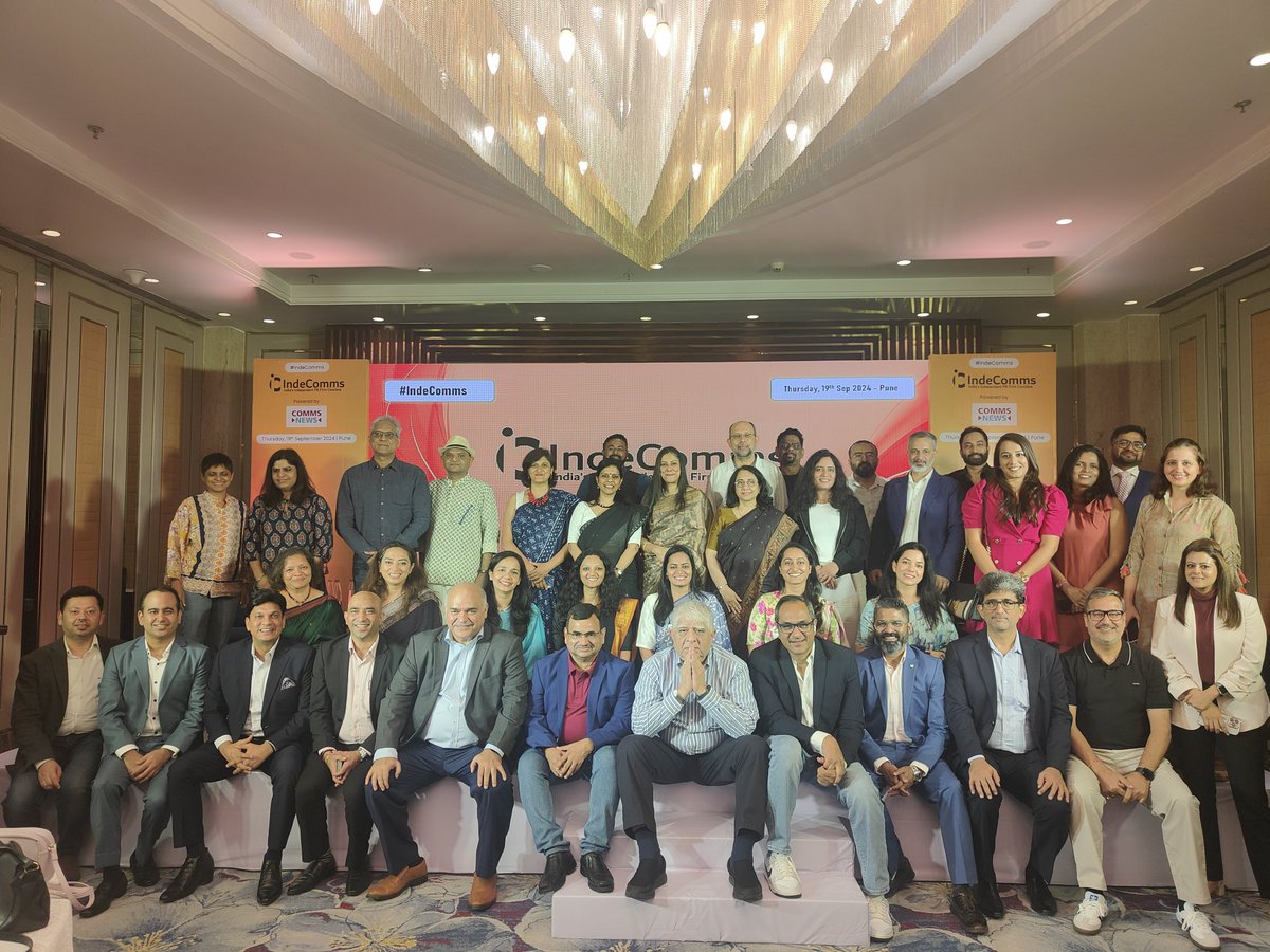amithpr's tweet photo. #PRAXIS11 last week kicked off with the second edition of #INDECOMMS on the previous evening in Pune where we had 30+ Founders of independent PR firms in a unique conclave https://t.co/Z6F3NLOYbs