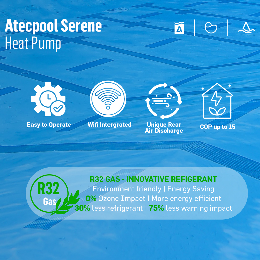 Atecpool_'s tweet image. 📷 Say goodbye to noisy pool heating systems! Atecpool Serene is the quietest heat pump on the market, with a sound level less than 45 dB even quieter than a refrigerator
#AtecpoolSerene #PoolHeating #EcoFriendly #Innovation #silentheatpump #poolpumps #mitsubishi #R32 #trending