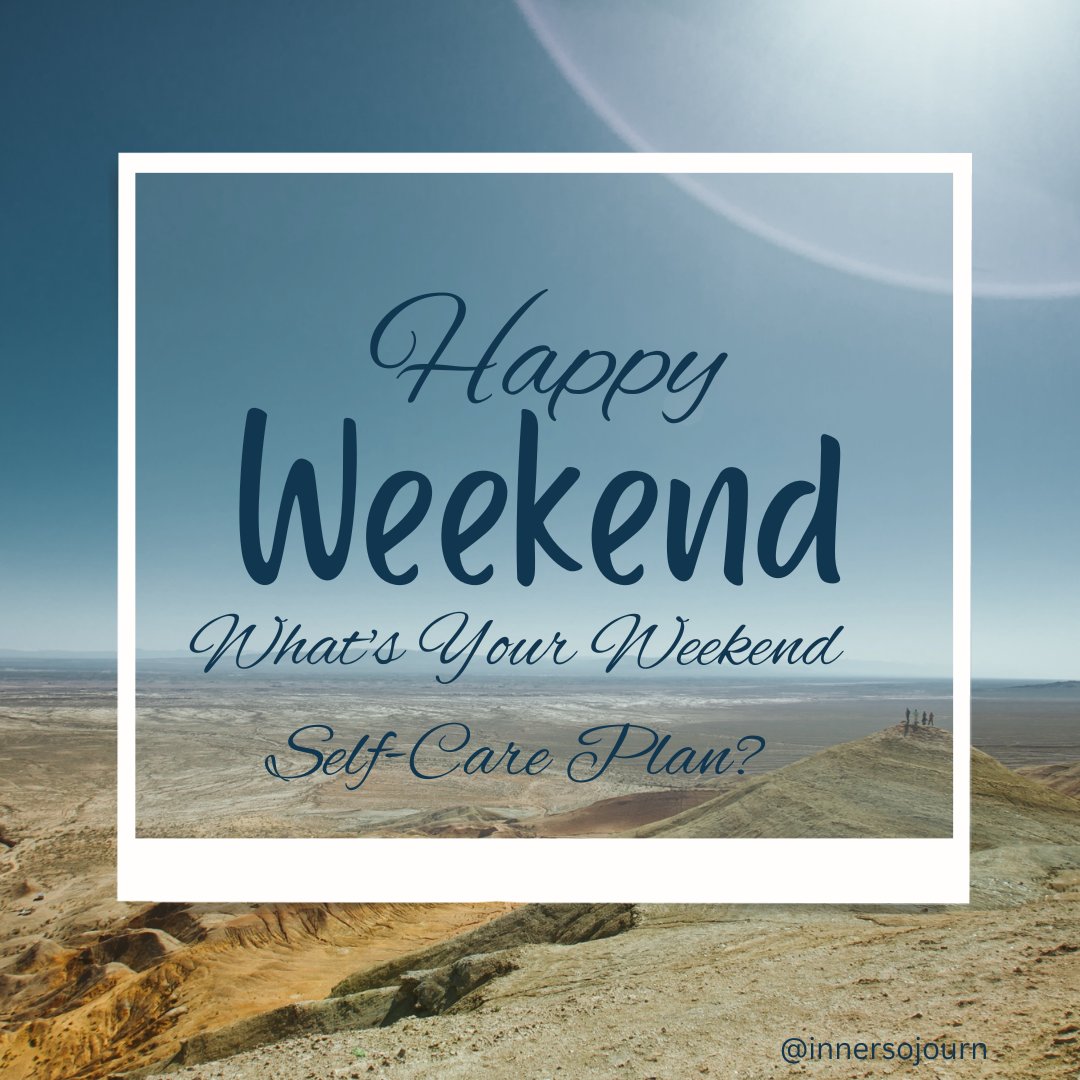 Inner_Sojourn's tweet photo. Happy Friday, you made it!
Whether a cozy night with your favourite show, a walk, or reading, it's important to make space for YOU this weekend.
What are your go-to ways to unwind drop your favourite in the comments!
#FridayFeels #SelfCare #MentalHealthMatters #TherapyTips https://t.co/VArogNfXzX