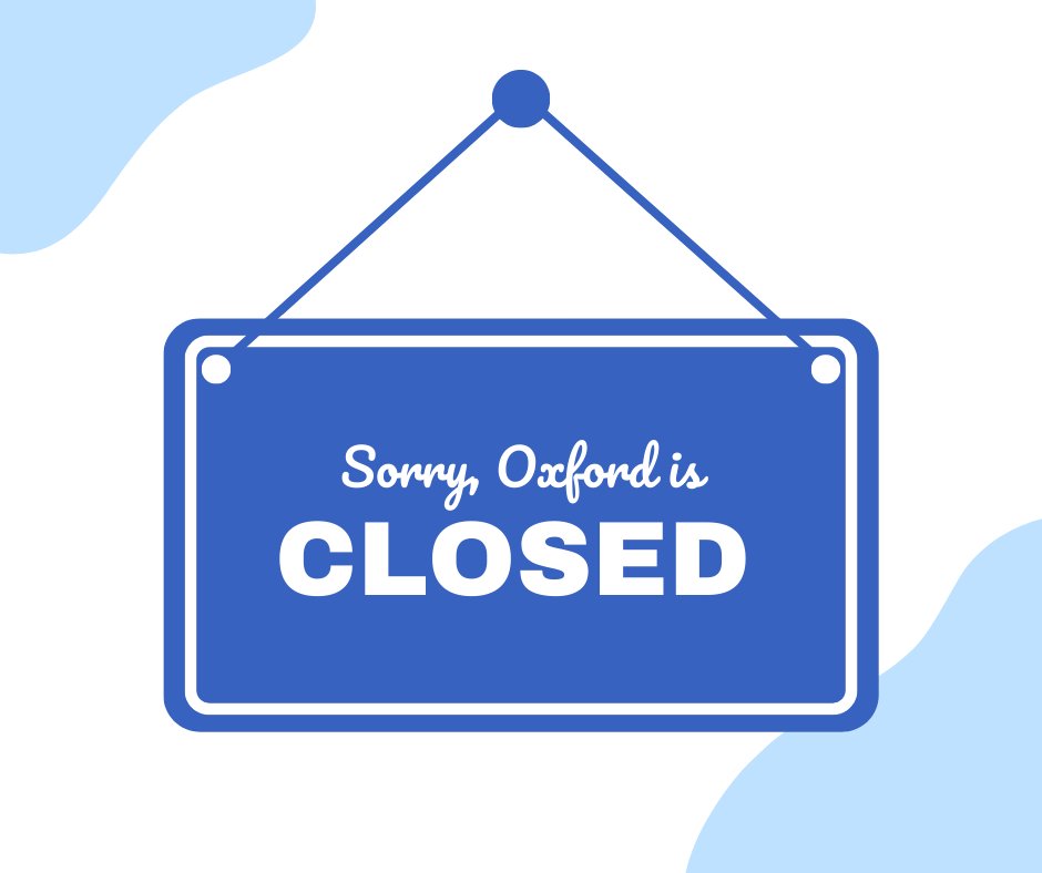 CumberlandPL's tweet photo. CLOSURE NOTICE:  Our Oxford location will be closed on Friday, September 27, AND Saturday, September 28. We apologize for any inconvenience this may cause. 

Renew books, place holds, and download ebooks and audiobooks at: https://t.co/ljfhiMZ1JZ https://t.co/kBJhwANncB