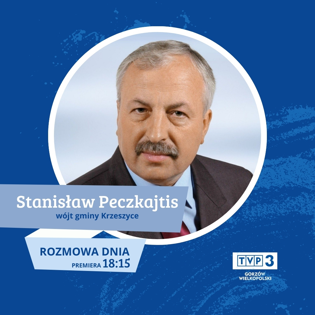 Zapraszamy na #RozmowęDnia o 18:15! 
Dziś gościem będzie wójt <a href="/GminaKrzeszyce/">Gmina Krzeszyce</a> - Stanisław Peczkajtis. 

#TVP3Gorzów #RozmowaDnia #Krzeszyce #GminaKrzeszyce #Lubuskie