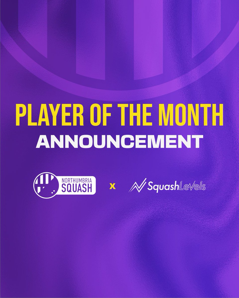 Northumbria Squash (@nbriasquash) on Twitter photo We've partnered with <a href="/SquashLevels/">SquashLevels</a> for our player of the month awards! 🤩
From Sept to April we will use SquashLevels to find the best junior, men’s and women’s player each month, and those monthly winners will get 1 MONTH OF SQUASHLEVELS PLATINUM MEMBERSHIP!🚀
#squashlevels We've partnered with <a href="/SquashLevels/">SquashLevels</a> for our player of the month awards! 🤩
From Sept to April we will use SquashLevels to find the best junior, men’s and women’s player each month, and those monthly winners will get 1 MONTH OF SQUASHLEVELS PLATINUM MEMBERSHIP!🚀
#squashlevels