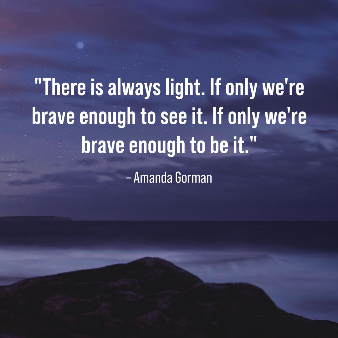 While times may be dark, there is always light within. We only need to be brave enough to seek it out.

#inspirationalquotes #quoteoftheday