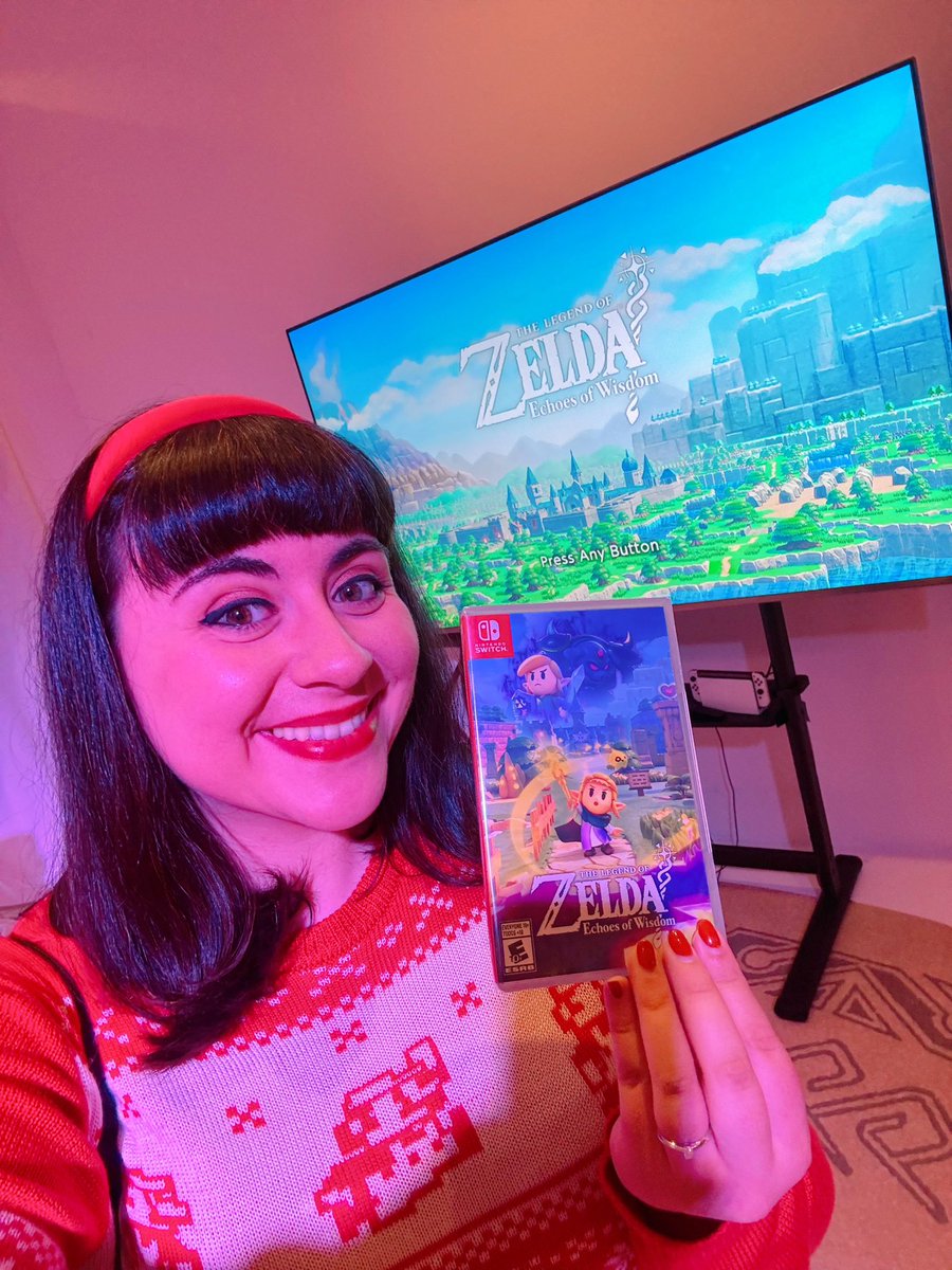 toloveLfromVine's tweet image. Thank you so much to @nintendoamerica for providing me with #freeaccess to their Nintendo Holiday Showcase event in NYC! 

I even went home with a #freegame! I was #gifted a copy of #LegendOfZelda Echoes Of Wisdom for the #NintendoSwitch &amp;amp; a matching controller~ 🎮🫶🌟