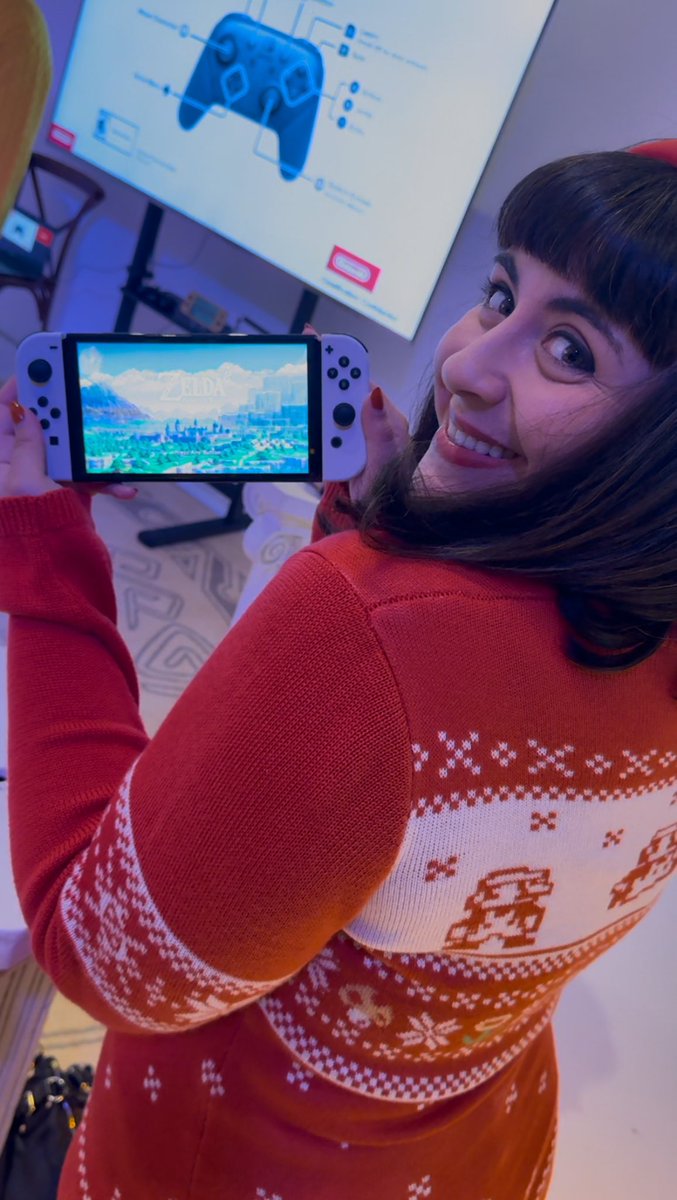 toloveLfromVine's tweet image. Thank you so much to @nintendoamerica for providing me with #freeaccess to their Nintendo Holiday Showcase event in NYC! 

I even went home with a #freegame! I was #gifted a copy of #LegendOfZelda Echoes Of Wisdom for the #NintendoSwitch &amp;amp; a matching controller~ 🎮🫶🌟
