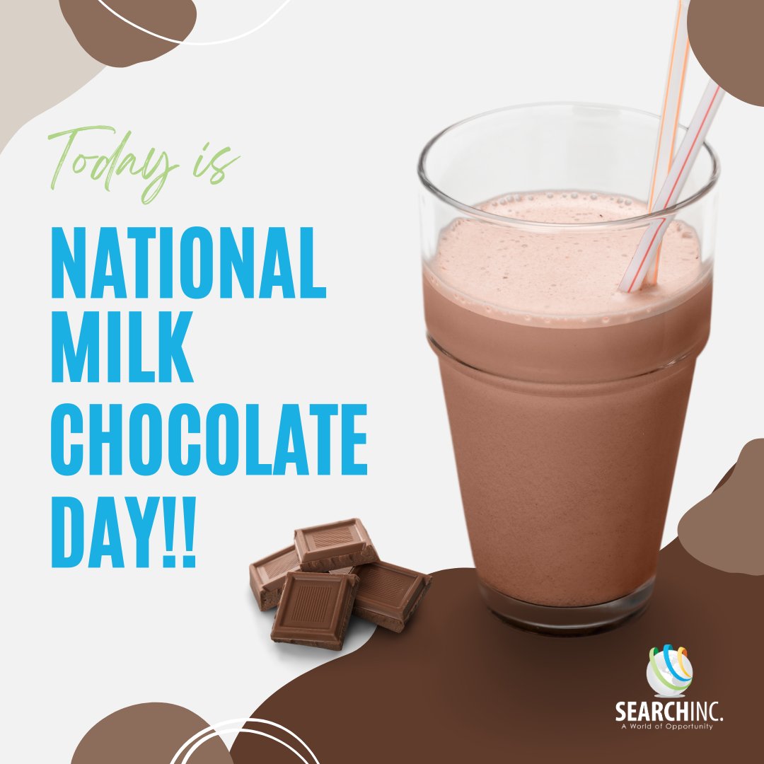 🥛🍫 Happy National Chocolate Milk Day! 🍫🥛

Who needs coffee when you can start your Friday with a chocolate milk mustache? 😄

Cheers to the sweet stuff that makes Fridays even better!

#NationalChocolateMilkDay #FeelGoodFriday #SweetStart #SearchInc