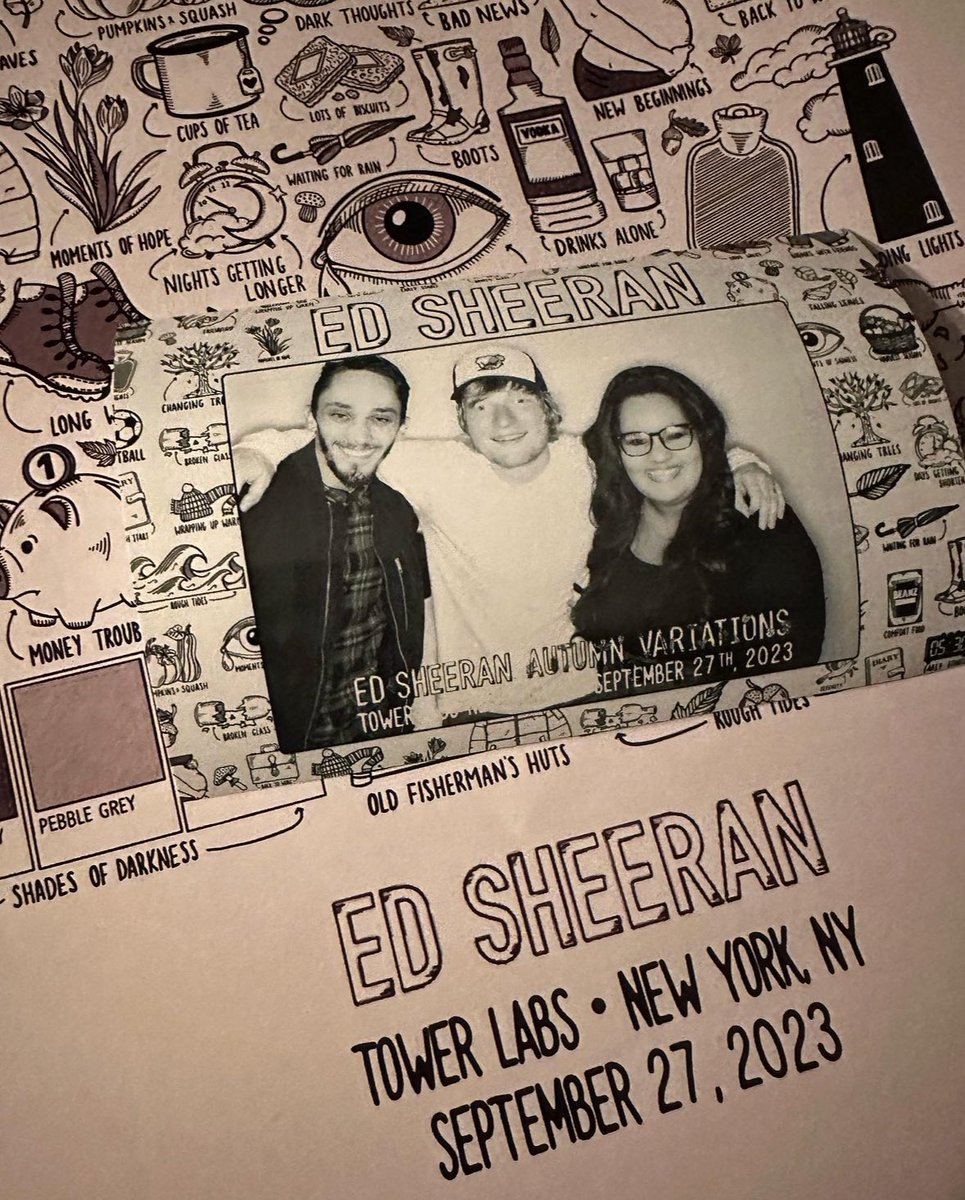 CieraG610's tweet image. One year ago was one of the best days of my life ❤️ After what has been a very hard year, this is the one thing that has kept me going, knowing that there are moments in life as great as this one!! I will be forever thankful @edsheeran 🥰❤️ #AutumnVariations
