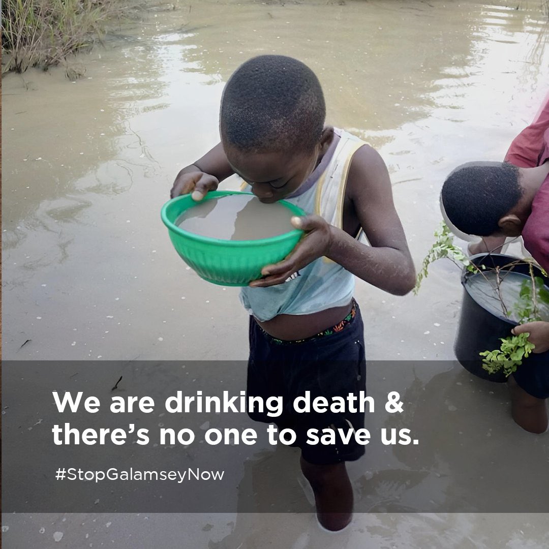 gyaigyimii's tweet image. Look at this NDC boy 😂 😂  #StopGalamseyNow