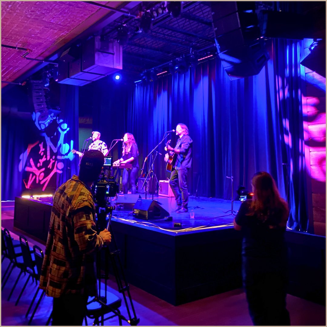 1623Studios's tweet photo. Behind the scenes of Music With The Mayor — 🎶 We had an incredible time filming with The Implications at The Cut this past Monday. Stay tuned for their amazing performance and exclusive chat with Mayor Verga! 🙌✨ 

#MusicWithTheMayor #TheImplications #BTS #GloucesterMA https://t.co/CcK0ApuJeK