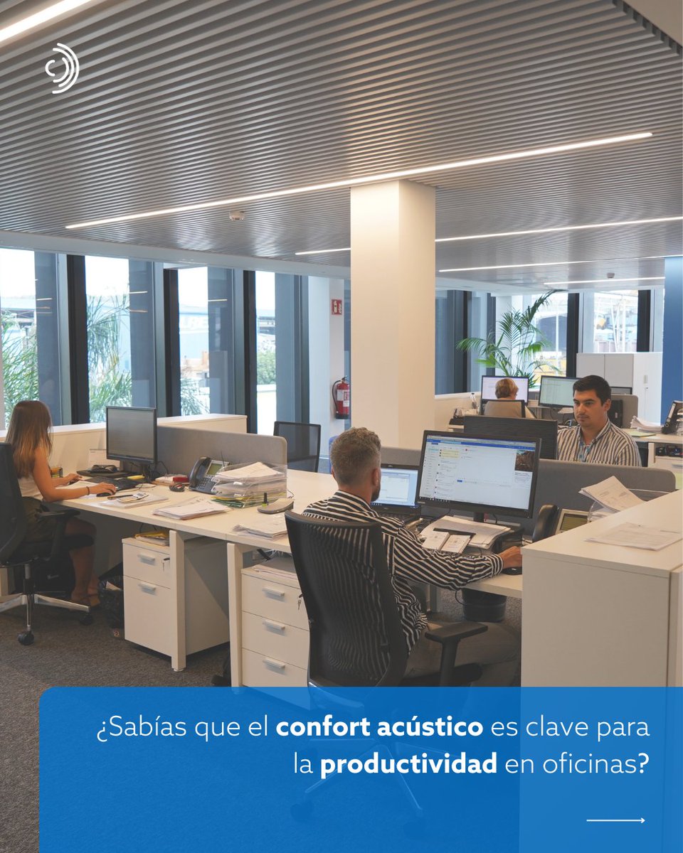 SopremaIberia's tweet image. 🔊 El confort acústico en oficinas es clave para la productividad. Tras la vuelta a la oficina, asegúrate de que el espacio esté bien aislado. 

¡Descubre cómo mejorar la acústica con #SOPREMA! 
👉 soprema.es/es/article/not…

#ConfortAcústico #Oficinas #Productividad #SOPREMAIberia