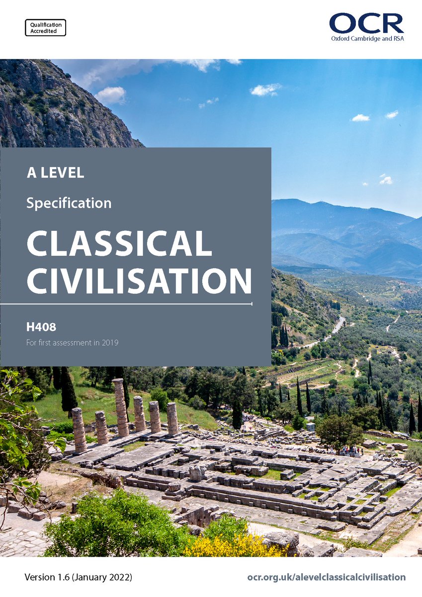 OCR_Classics's tweet photo. Considering offering or just starting to teach #ALevel #ClassCiv?
We're running a FREE 'Starting to Teach' webinar on Friday 4 October between 4pm and 6pm.
There are only a few spaces available so sign up now:
https://t.co/DgtfNxSczZ https://t.co/w4IsseGVAl