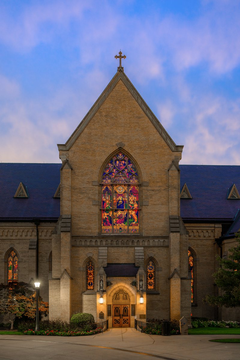 I was out running an errand and hustled to campus to try and get the magic light of the sunset last night. Missed it by <thismuch> but the Basilica, as it often does, made the effort worth it.