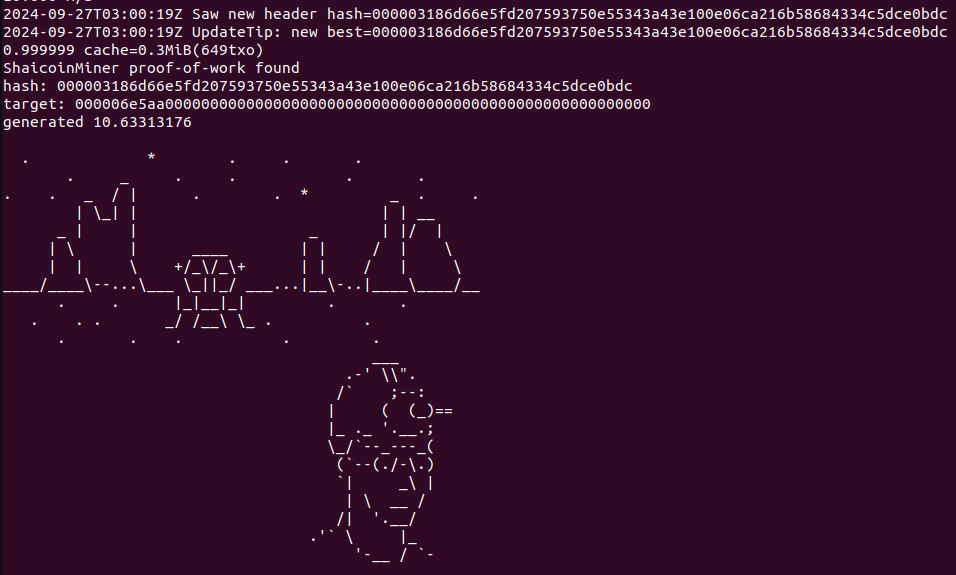 boot2thrill's tweet image. meanwhile doin what Boots does best #specmining blocks @shai_pow 🫰