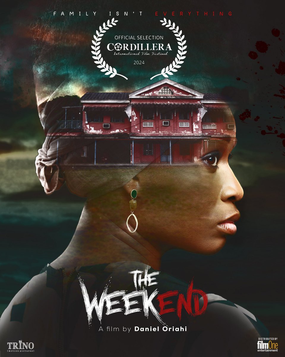 Today, #TheWeekendFilm will be screening  <a href="/CIFF_NV/">Cordillera International Film Festival</a> 

Another win for us, another win for #Nollywood

Produced by: <a href="/Uchiwally/">UCHE OKOCHA, a.m.p.</a> 
Directed by: @danieloriahi
Distributed by: @filmoneng
Screen writers : <a href="/BunamObi/">Freddie O Anyaegbunam Jr</a> / @VanessaKanu / <a href="/SirKrazius/">Dimi Sammy</a>

Best movies 2024 / Nigerian Movies