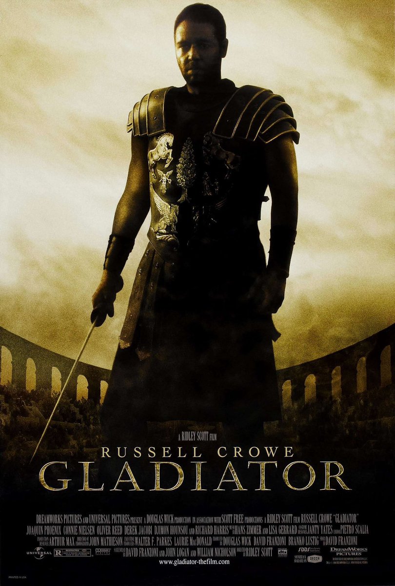 GRCinemaTicket's tweet photo. What rating would you give Gladiator (2000) out of 5 ?? https://t.co/fqOrZqtU3u