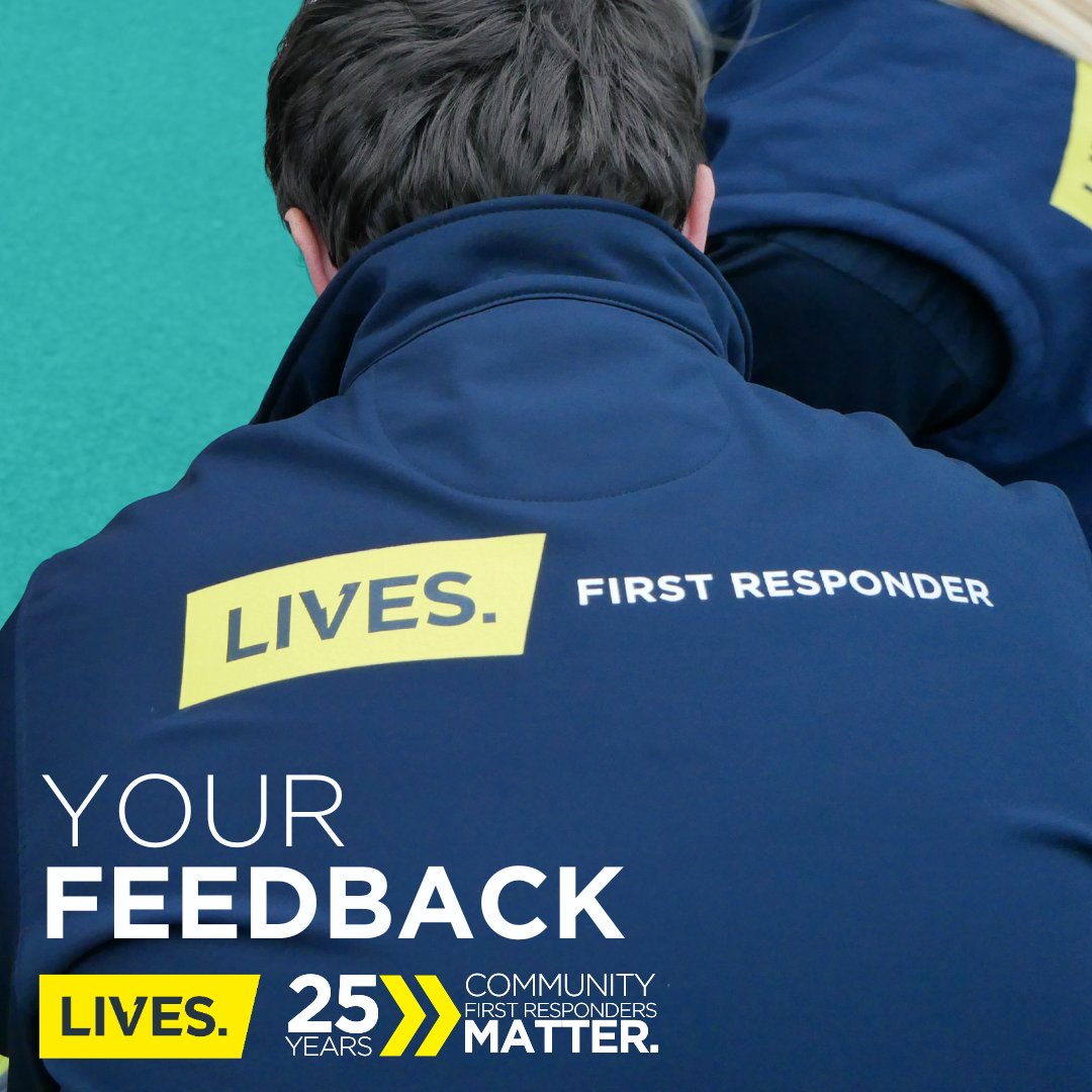 #FeedbackFriday 📢

“My husband and I would like to thank LIVES, who helped my husband. The responders were both wonderful."

Donate to LIVES today to ensure that the work we do across Lincolnshire can continue 💛 lives.org.uk/donate/