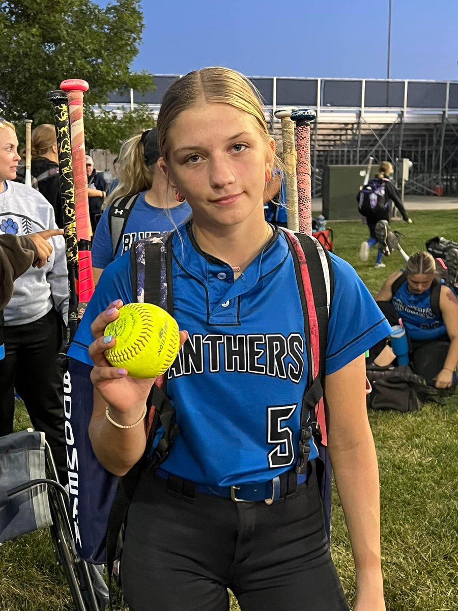 Congratulations to Danica for tying the program record for home runs in a season last night!