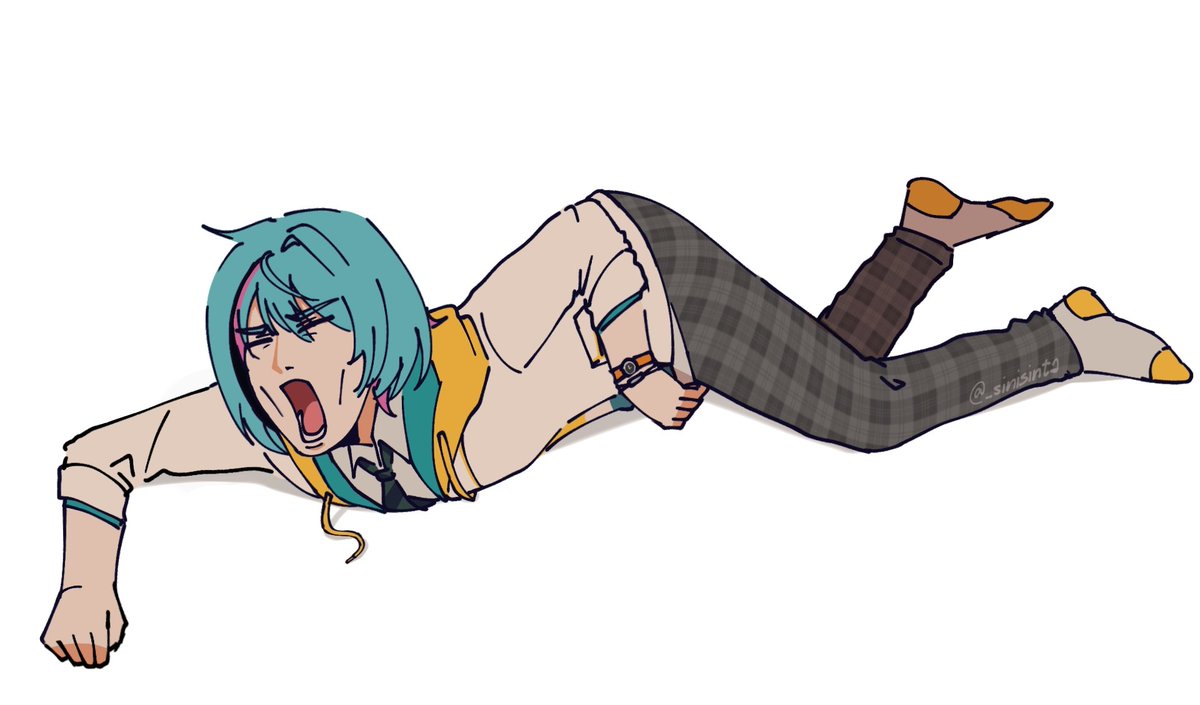 _sinisinta's tweet photo. artist pose challenge accepted :> #drawkyo https://t.co/JrZmjaoY1i