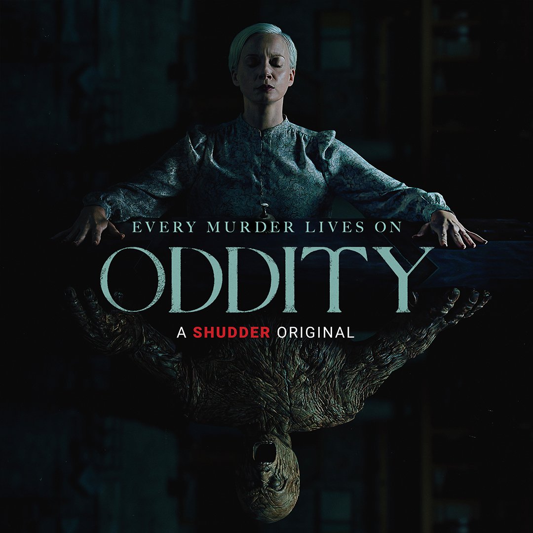Shudder's tweet photo. Many are calling it the scariest movie of the year! 🔥 

Don’t miss ODDITY, now streaming on Shudder. https://t.co/KDOogp5O5f
