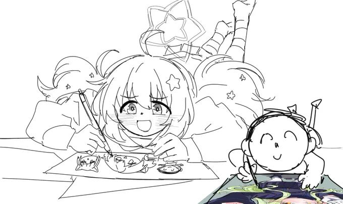 257日目。宇沢レイサちゃんと描きたい。 