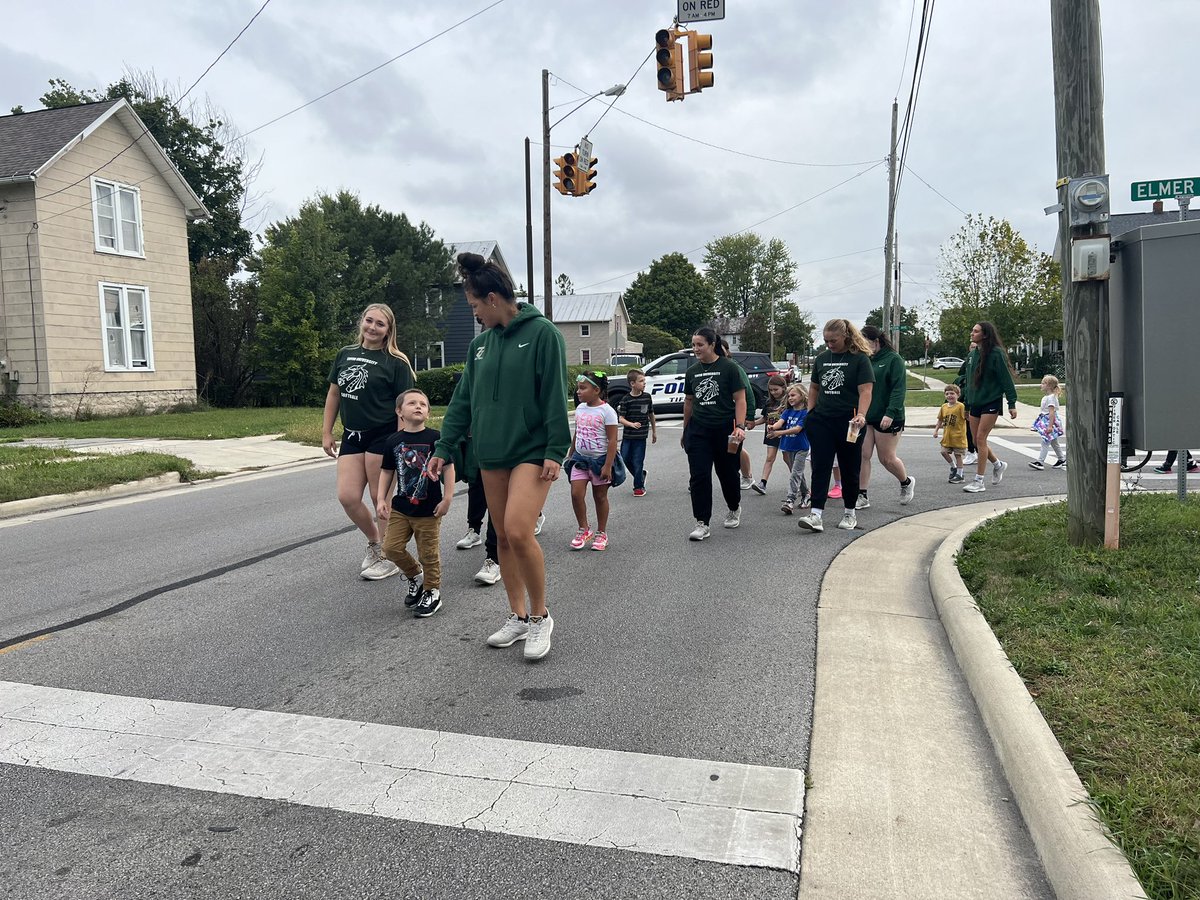 Get out and walk day with Washington Elementary school!
