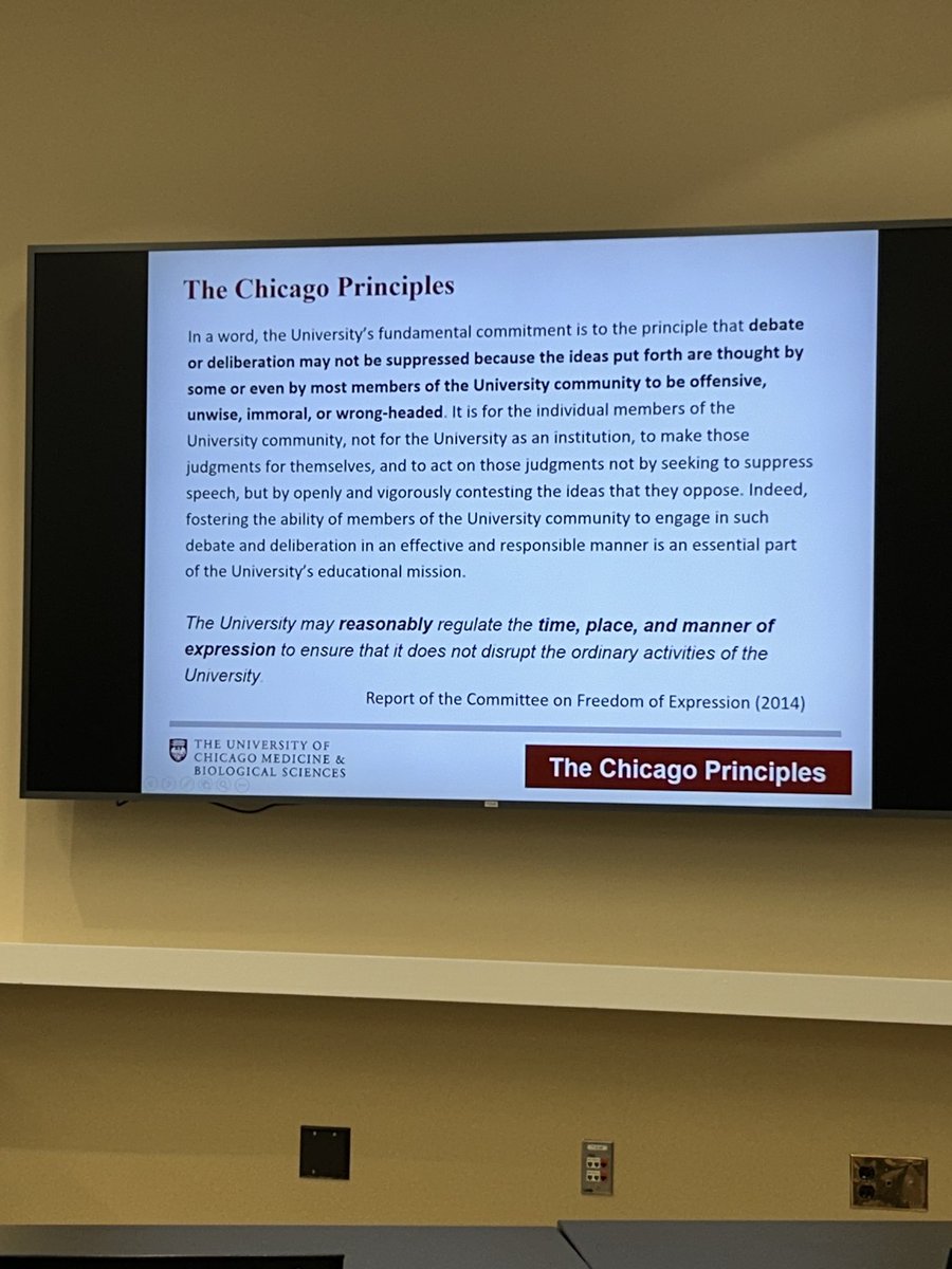 BoLovvorn's tweet photo. The venerable @JBMatthews speaking on the challenges of academic faculty surgeons to participate in advocacy & activism with guidance from the Chicago Principles on Free Expression. Spot on! #Halsted @uchicagosurgery @herbchen https://t.co/5uyLLp6S3A