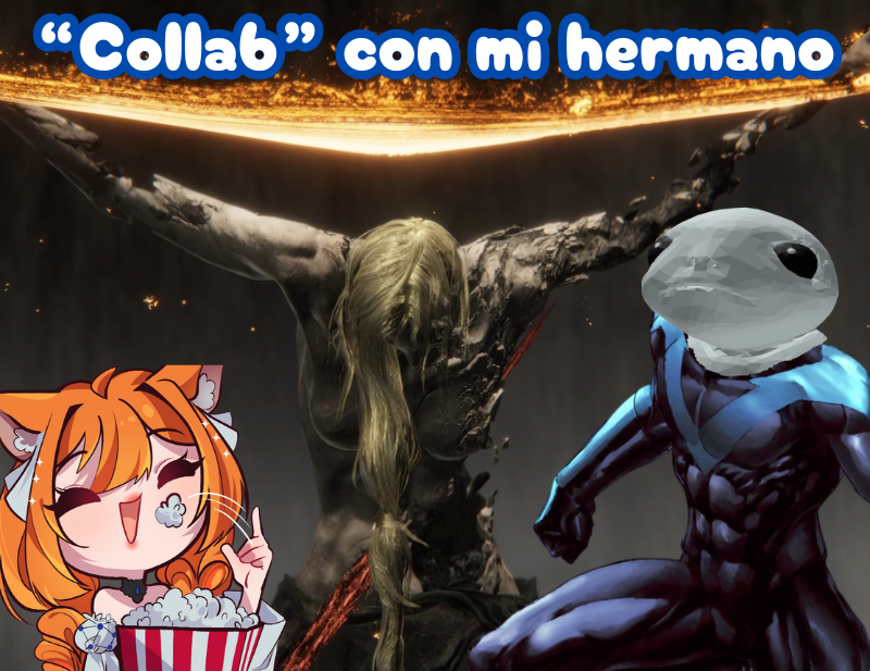 🟣STREAM ON! 🟣
twitch.tv/naxarah
Stream especial donde mi hermanito, el que me inició en este juegazo me va a ayudar a terminarlo! 💖
#Vtuber #vtuberes #ELDENRING
