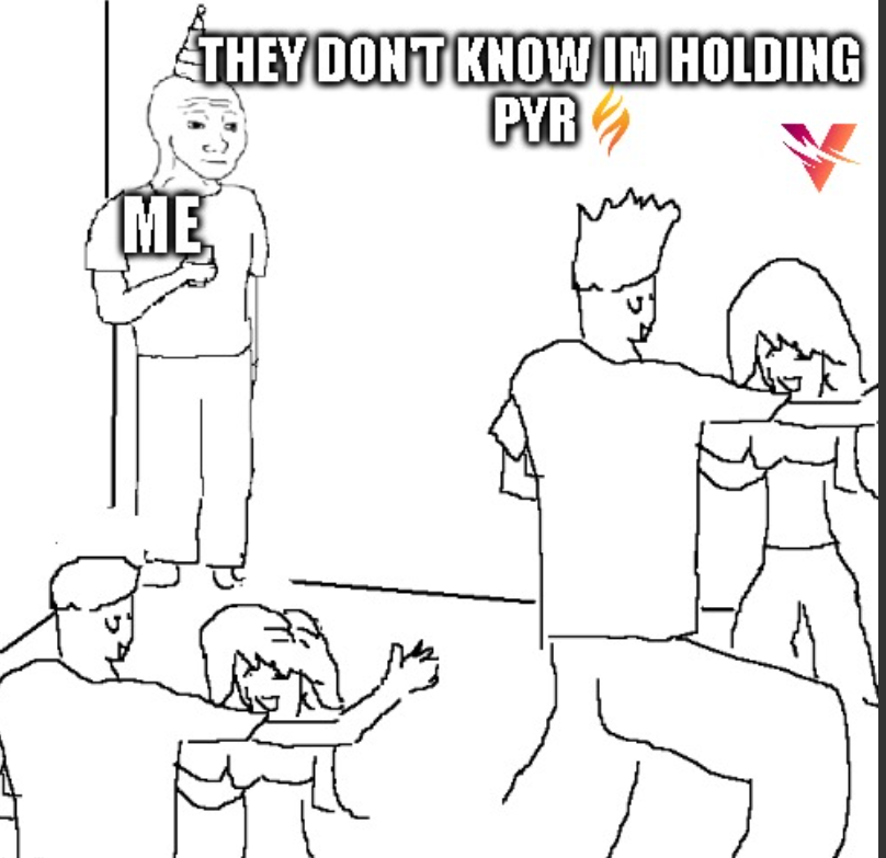 didpul_wulberin's tweet image. BUY PYR !
BUY PYR !
BUY PYR !
BUY PYR !
@VulcanForged 
#SeptemberMemes #SeptemberEvent #VulcanForged #PYR  #Elysium_VF #Web3  $LAVA $PYR #TwitterPositivity