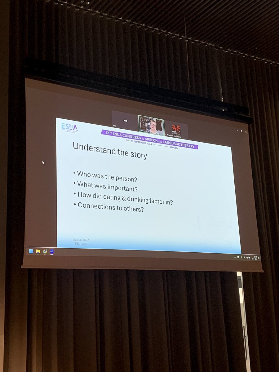 Jess Lane (@jlaneslt) on Twitter photo Understand the person, understand the story 📖
A passionate key note speech from <a href="/profpleslie/">Paula Leslie</a> on the role of the ‘humble swallow’ in a core part of our very humanity: food and drink 👏🏼
#esla2024
<a href="/ESLAEurope/">ESLA Europe</a> Understand the person, understand the story 📖
A passionate key note speech from <a href="/profpleslie/">Paula Leslie</a> on the role of the ‘humble swallow’ in a core part of our very humanity: food and drink 👏🏼
#esla2024
<a href="/ESLAEurope/">ESLA Europe</a>