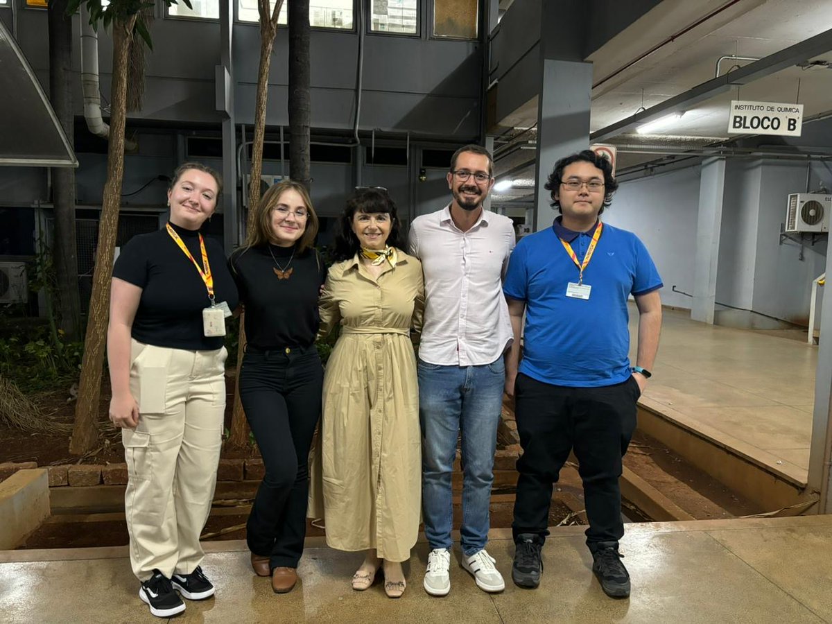 MCWhiteGroup's tweet photo. Great visit to UNICAMP in Brazil for symposium organized by former @MCWhiteGroup postdoc Prof. Emilio Carlos de Lucca Junior @eluccajr. Wonderful to see great talks by colleagues and get to know the next generation of awesome Brazilian chemists. Obrigado! https://t.co/DkAiqMJ7zc