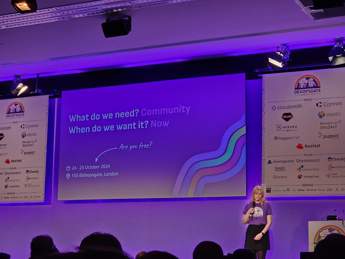 David Sandilands (@dnsandilands) on Twitter photo Enjoyed <a href="/HannahFoxwell/">Hannah Foxwell</a> comparison of the start of DevOps and AI at <a href="/DevOpsDaysLDN/">DevOpsDays London</a> and looking forward to seeing what comes from the <a href="/aiforalllive/">AIfortherestofus</a> event aifortherestofus.live
#devopsdays Enjoyed <a href="/HannahFoxwell/">Hannah Foxwell</a> comparison of the start of DevOps and AI at <a href="/DevOpsDaysLDN/">DevOpsDays London</a> and looking forward to seeing what comes from the <a href="/aiforalllive/">AIfortherestofus</a> event aifortherestofus.live
#devopsdays