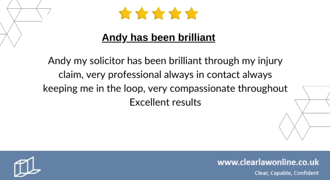 clearlawLLP's tweet photo. #5starreview #trustpilot #clientappreciation #CustomerExperience #solicitors #personalinjury #lawfirm #clients #claim #customerservice #FridayFeeling #Friday #ExcellentService https://t.co/GvLeCeXZDe